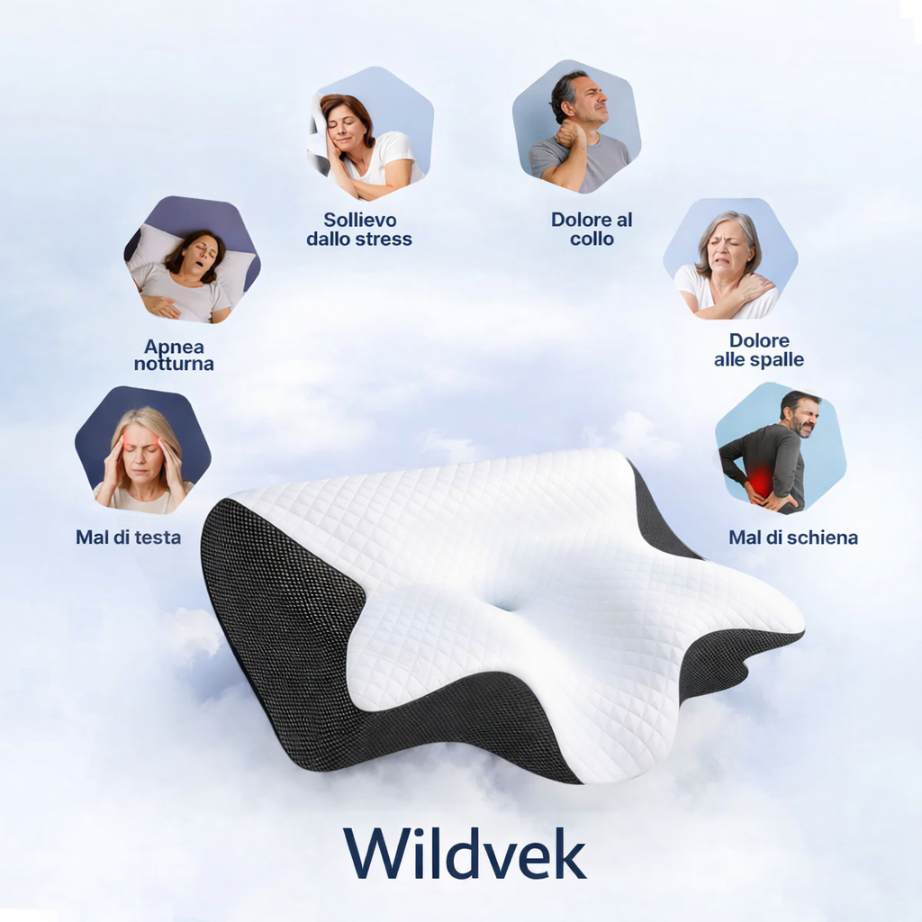 Cuscino Cervicale Wildvek™ – Sollievo Immediato